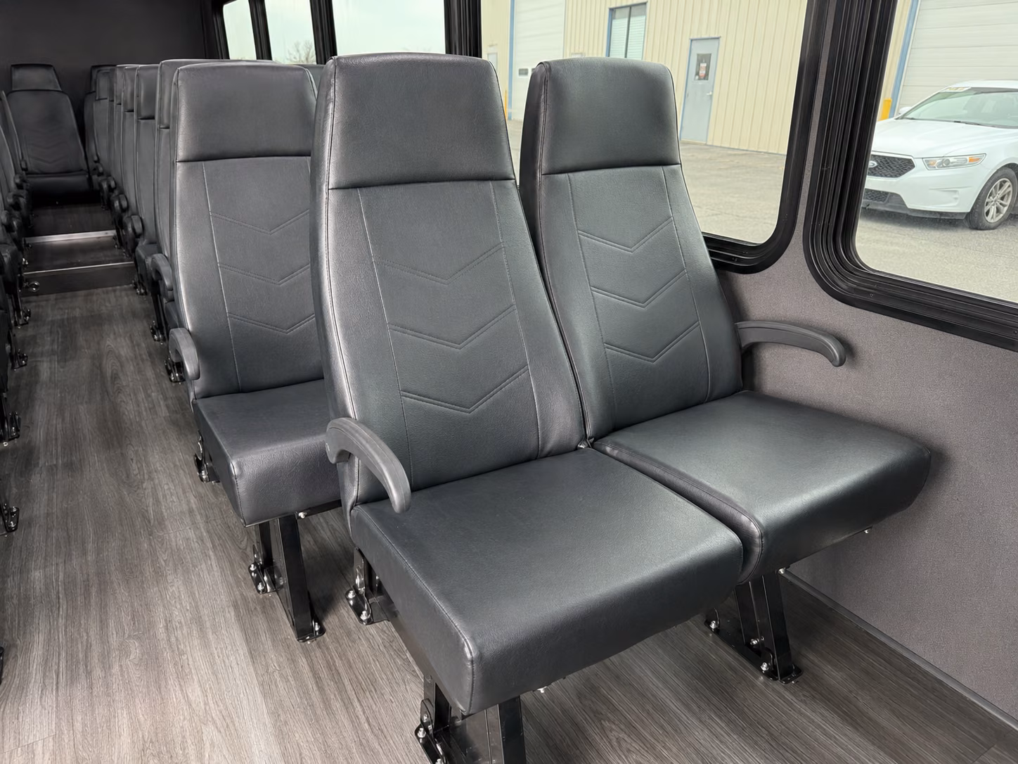 south fulton 15 passenger minibus inside