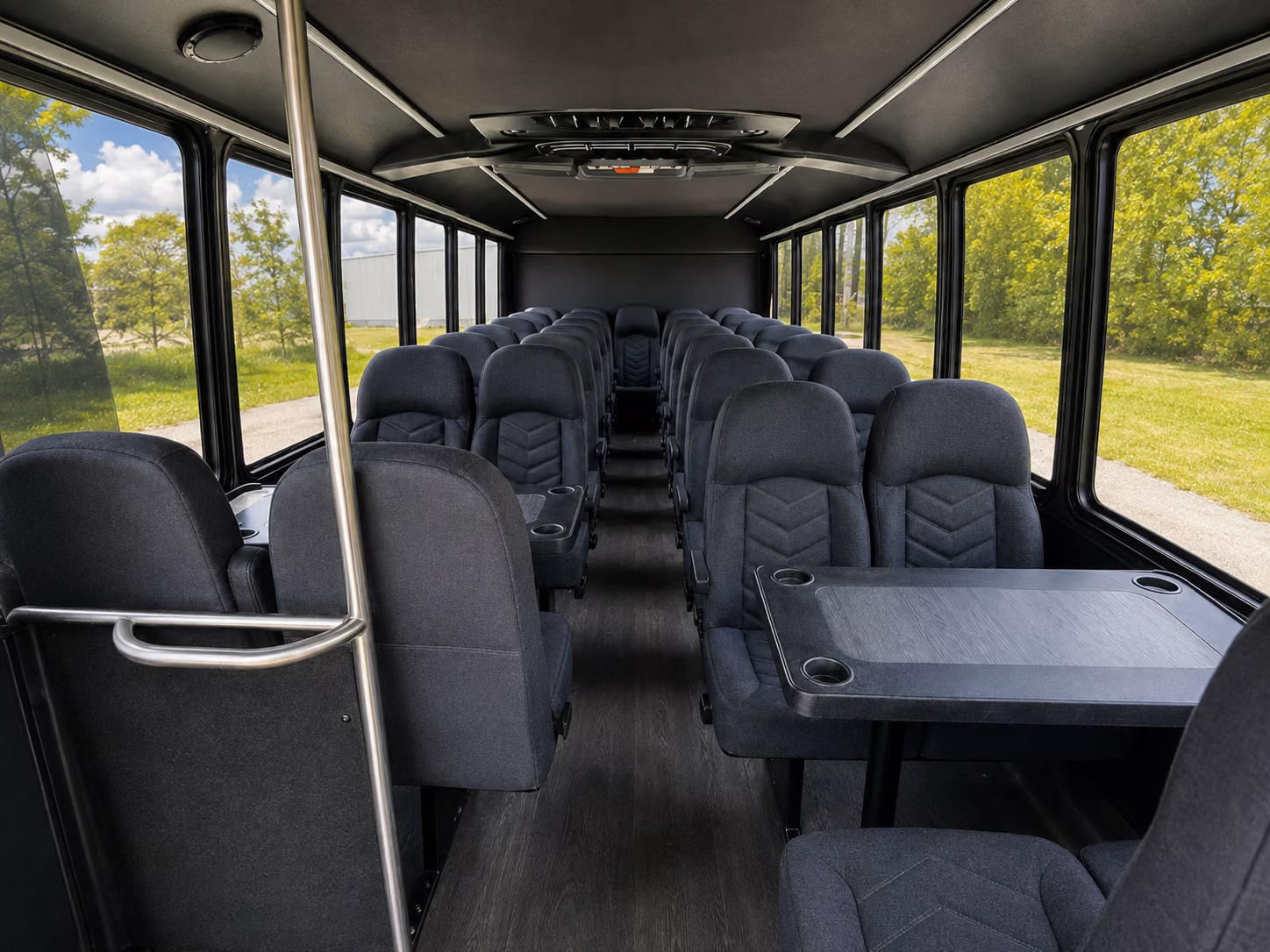 south fulton 18 passenger minibus inside