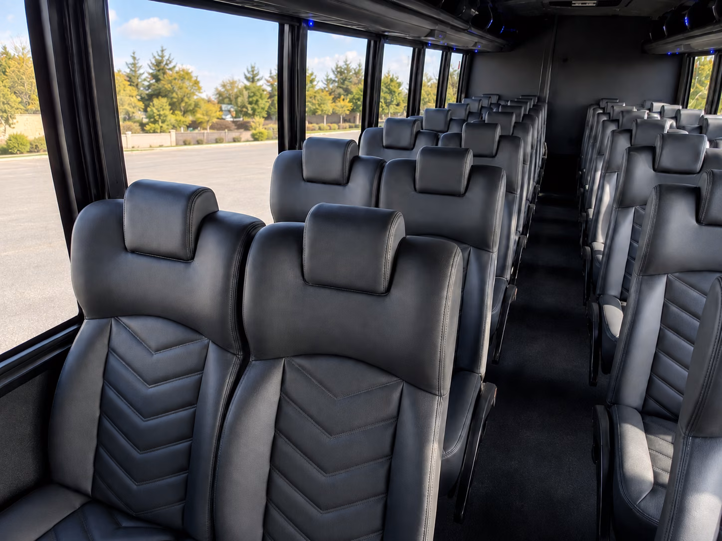 south fulton 20 passenger minibus interior