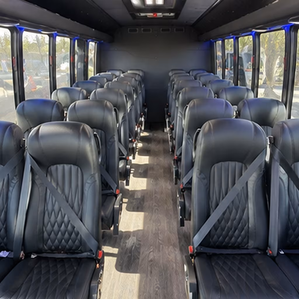 south fulton 25 passenger minibus interior