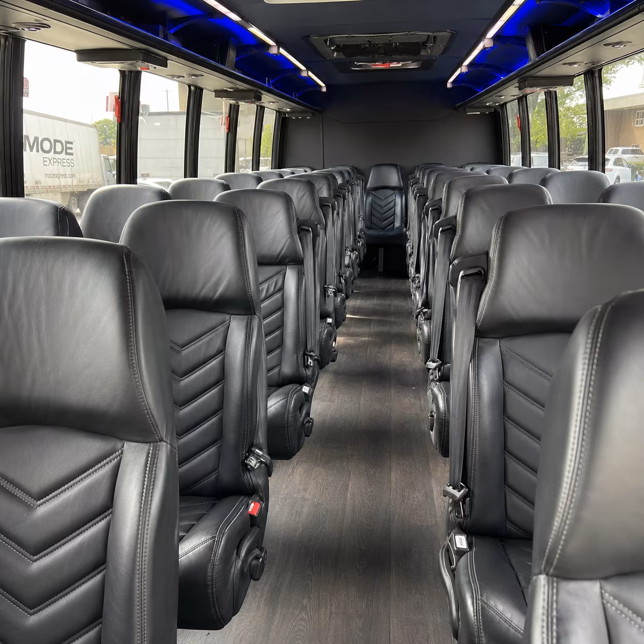 south fulton 28 passenger minibus inside