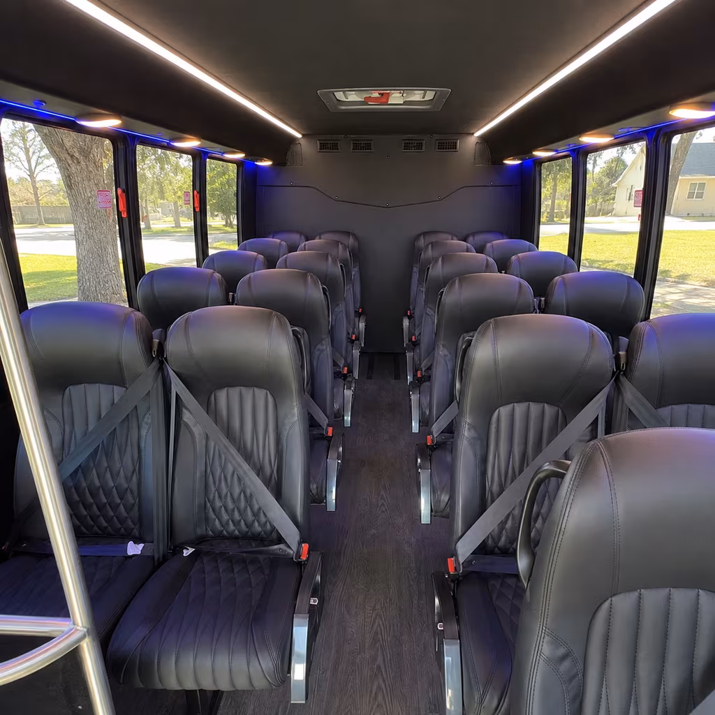 south fulton 28 passenger minibus interior