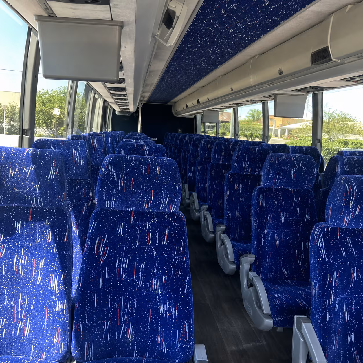 south fulton 56 passenger charter bus interior