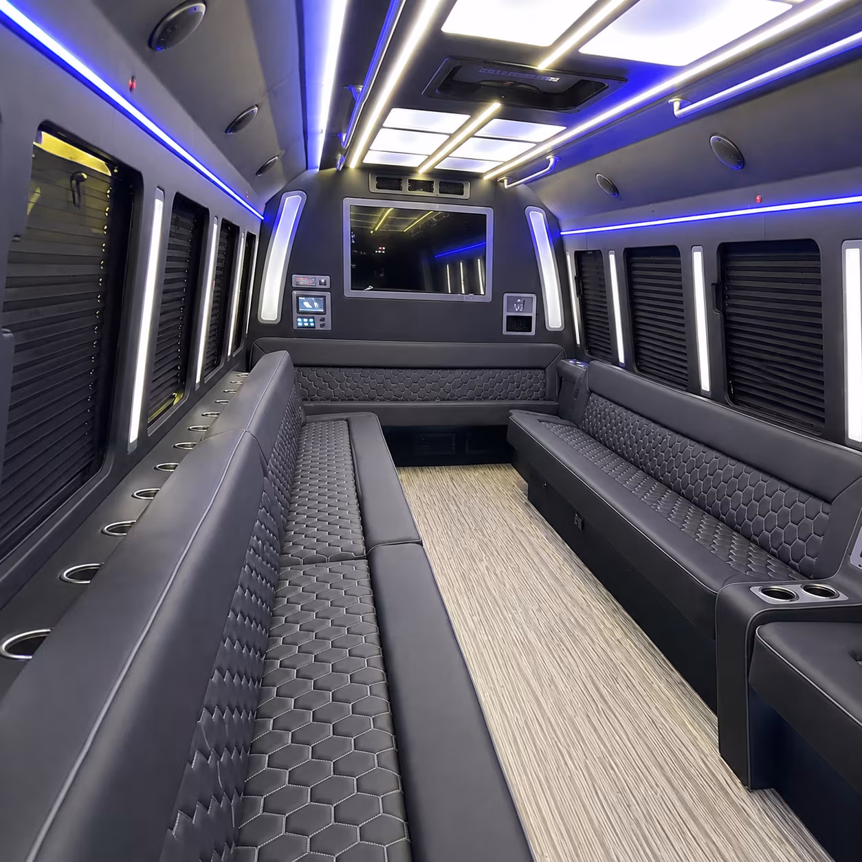 south fulton party bus inside