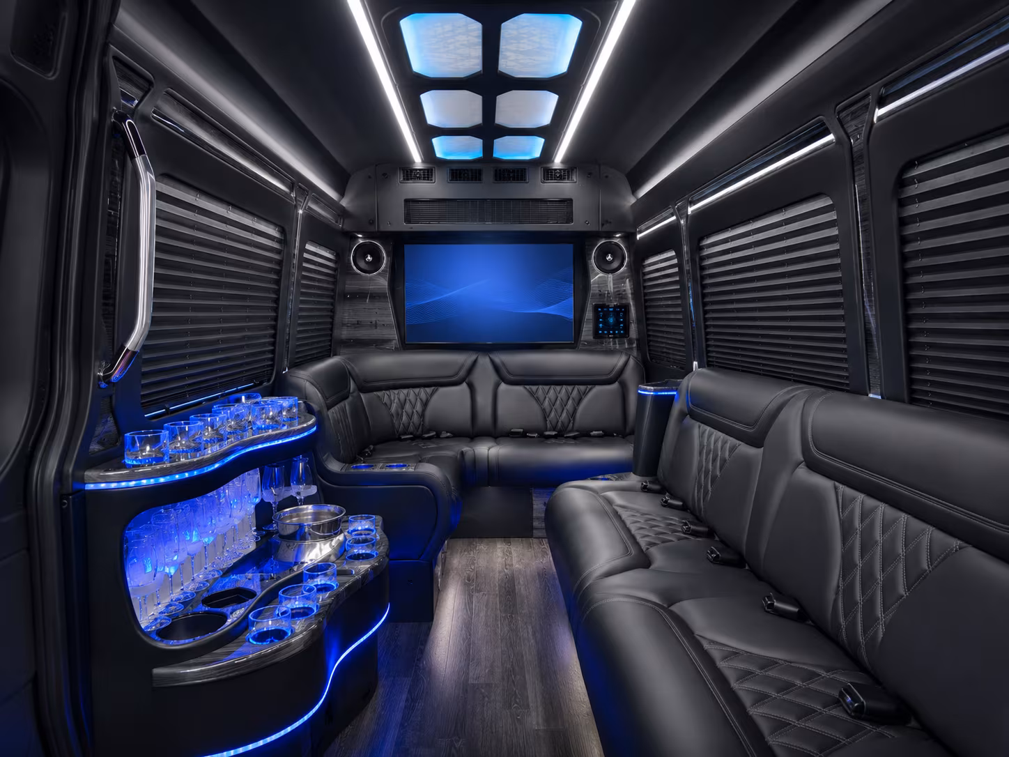 south fulton sprinter limousine interior