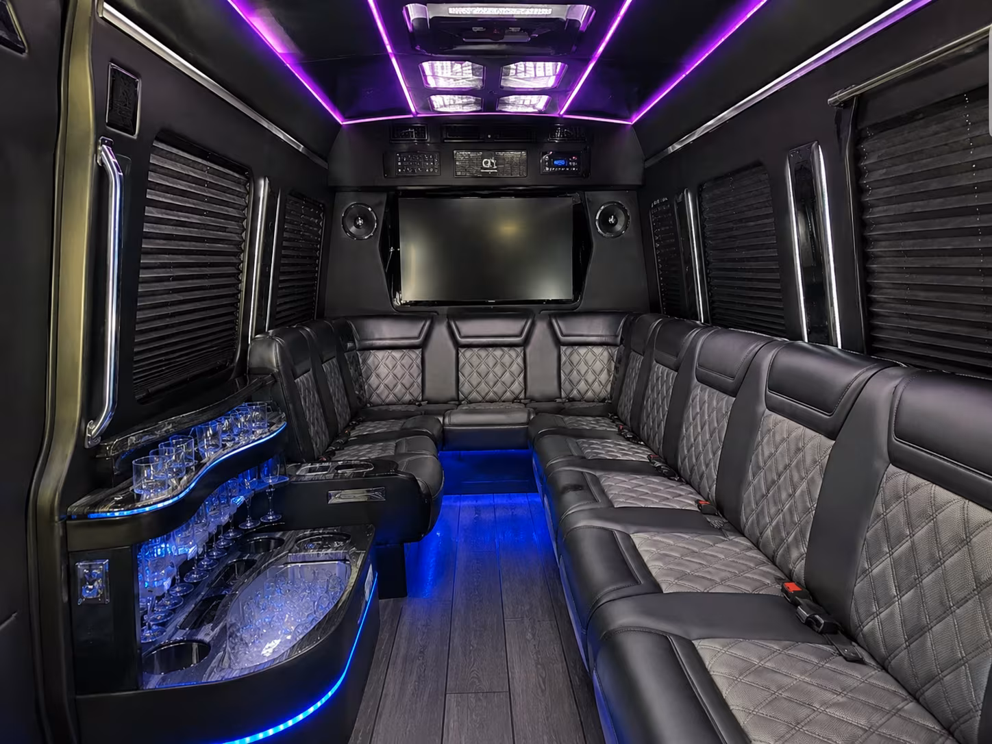 south fulton wedding transportation onboard seating